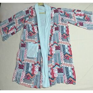 Vera Bradley AztecCotton Kimono Robe Boho S/M *read